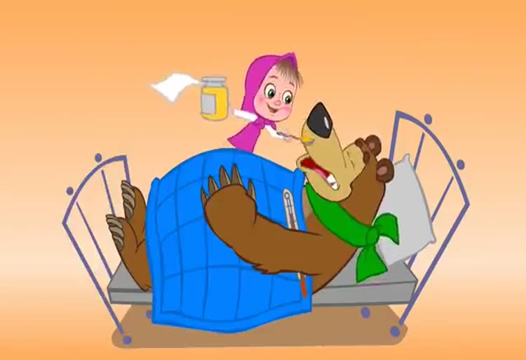کارتون ماشا و خرس کاپ قهرمانی