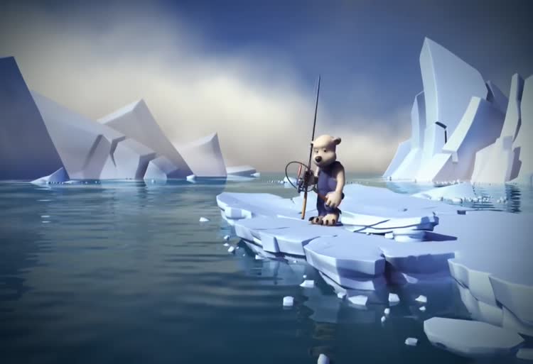 انیمیشن ماهیگیری با سم