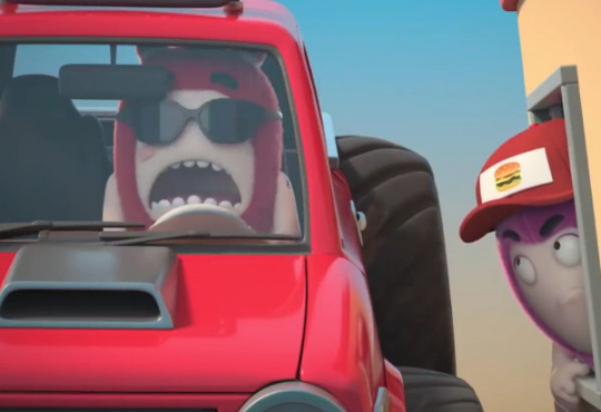 کارتون اودبودز بیرون بردن