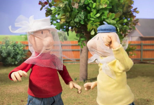 کارتون پت و مت زنبورها Bees