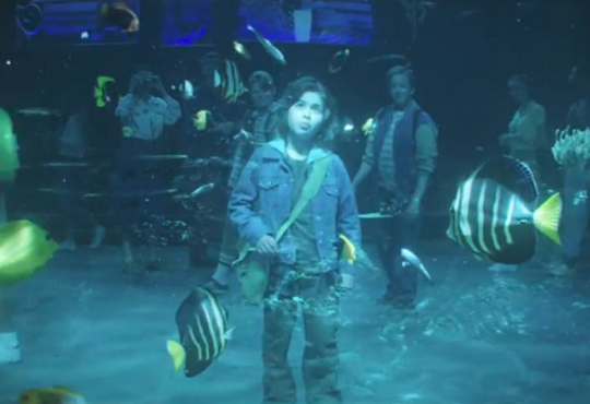 فیلم آکوامن سکانس سخنرانی برای ماهی ها