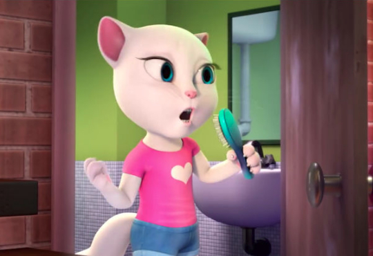 انیمیشن گربه سخنگو دوست ششم