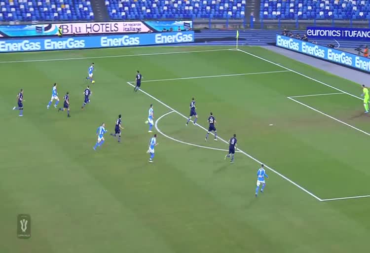 خلاصه بازی ناپولی 1 لاتزیو 0 سری آ ایتالیا
