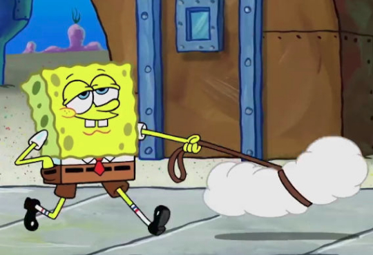 انیمیشن باب اسفنجی دوست ابری