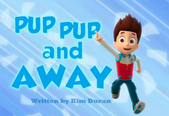 کارتون سگ های نگهبان مسابقه بالون سواری