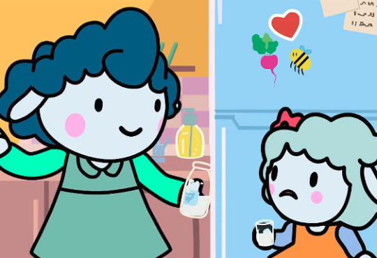 کارتون ببعی و ببعو حواس پنج گانه