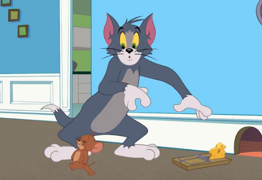 کارتون تام و جری گربه ها و خیارها