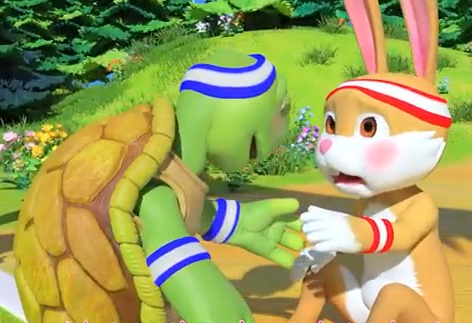 کارتون کوکوملون لاک پشت و خرگوش  The Tortoise and the Hare  CoComelon