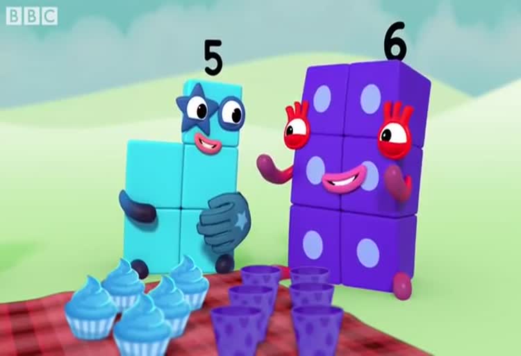 کارتون بلوک های شماره دار /  قاطی شدن با شماره ی شش / Mix It Up with Number Six / Numberblocks
