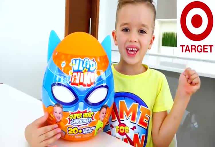برنامه کودک ولد و نیکی / ولاد و نیکی ابرقهرمان میشوند و کریس را نجات می دهند / Vlad and Niki pretend play Superheroes kids and save Chris / Vlad and Niki 