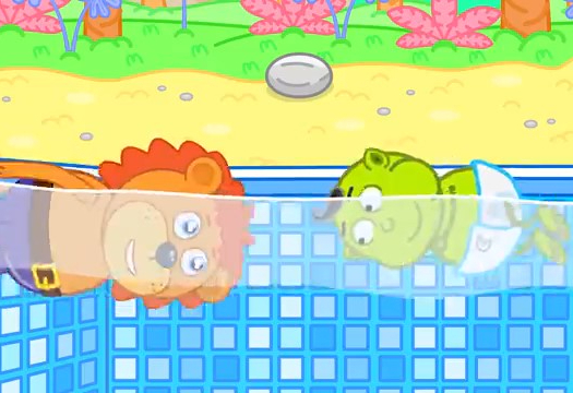 کارتون خانواده ی شیر / Lion Family / وای نه! استخر شنا کثیف است / Oh No! Swimming Pool Is Dirty