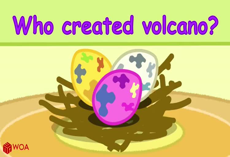 کارتون ولفو / Wolfoo Channel / آتشفشان فوران می کند / Wolfoo Makes Volcano Eruption