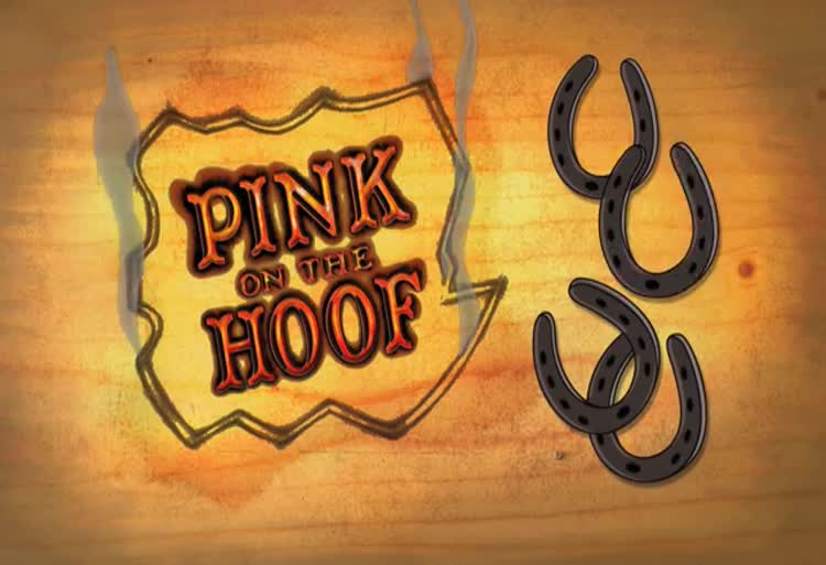 کارتون پلنگ صورتی / Pink Panther / اسب سواری / pinky back ride On hoarse, the horse 