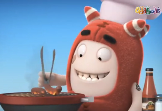 کارتون او‌دی‌دی‌بودز / آشپزی برای دوستان / BBQ & Cooking For Their Friends / Oddbods