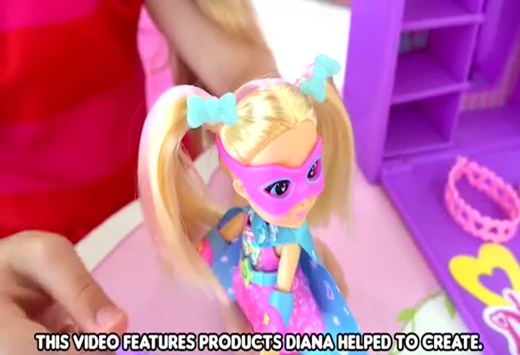 برنامه کودک دیانا / دیانا ابرقهرمان می شود و به خانواده کمک می کند / Diana turns into a superheroes and helps the family