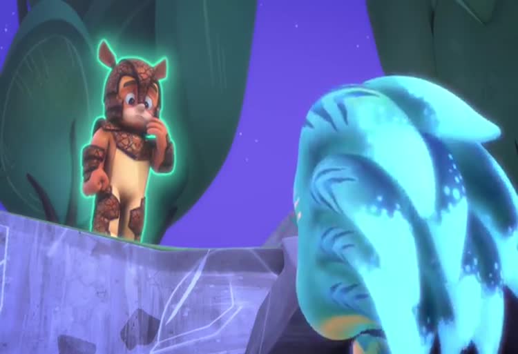 کارتون گروه شب نقاب / باغ اکتوبلا  