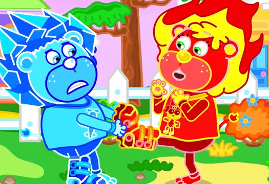 کارتون خانواده شیر / چالش ماز هالووین  