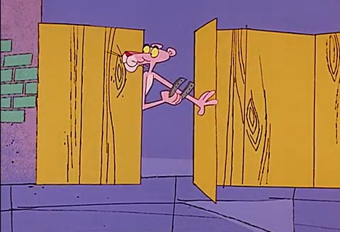 کارتون پلنگ صورتی / ماهیگیری برای سال نو