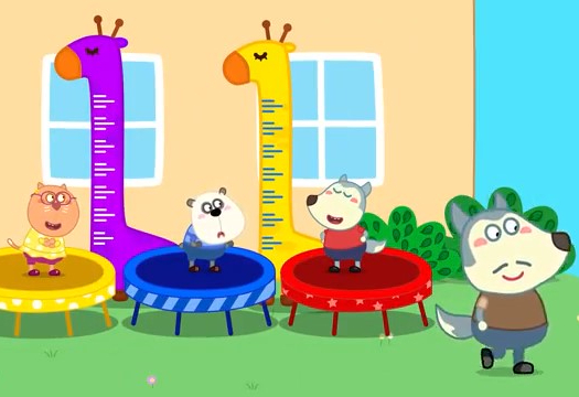 کارتون ولفو / چالش اشکال هندسی