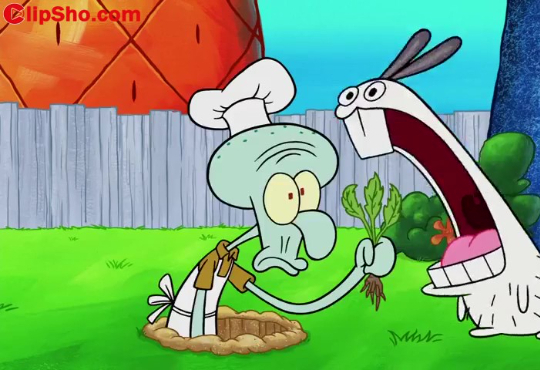 کارتون باب اسفنجی / شکار خرگوش