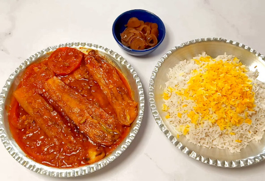 آموزش آشپزی خورشت بادمجان بدون گوشت