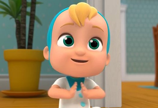 کارتون آرپو ربات / بچه راه می رود!