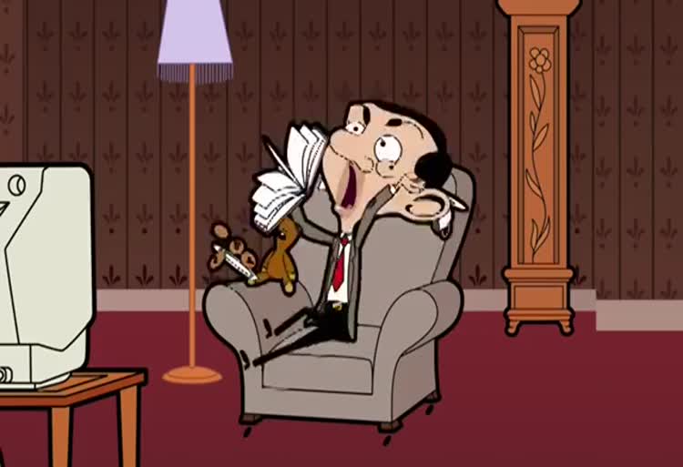 کارتون مستربین / تخت خواب پرنده