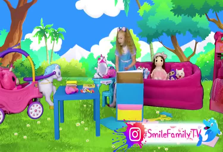 برنامه کودک خانواده خندان / کوله پشتی مدرسه با آلینا و دنی