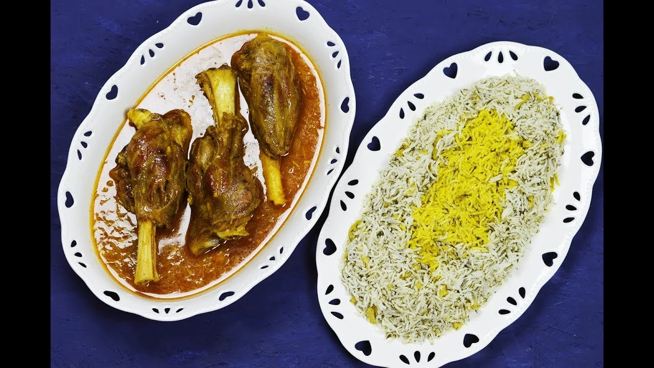طرز تهیه باقالی پلو با ماهیچه مجلسی