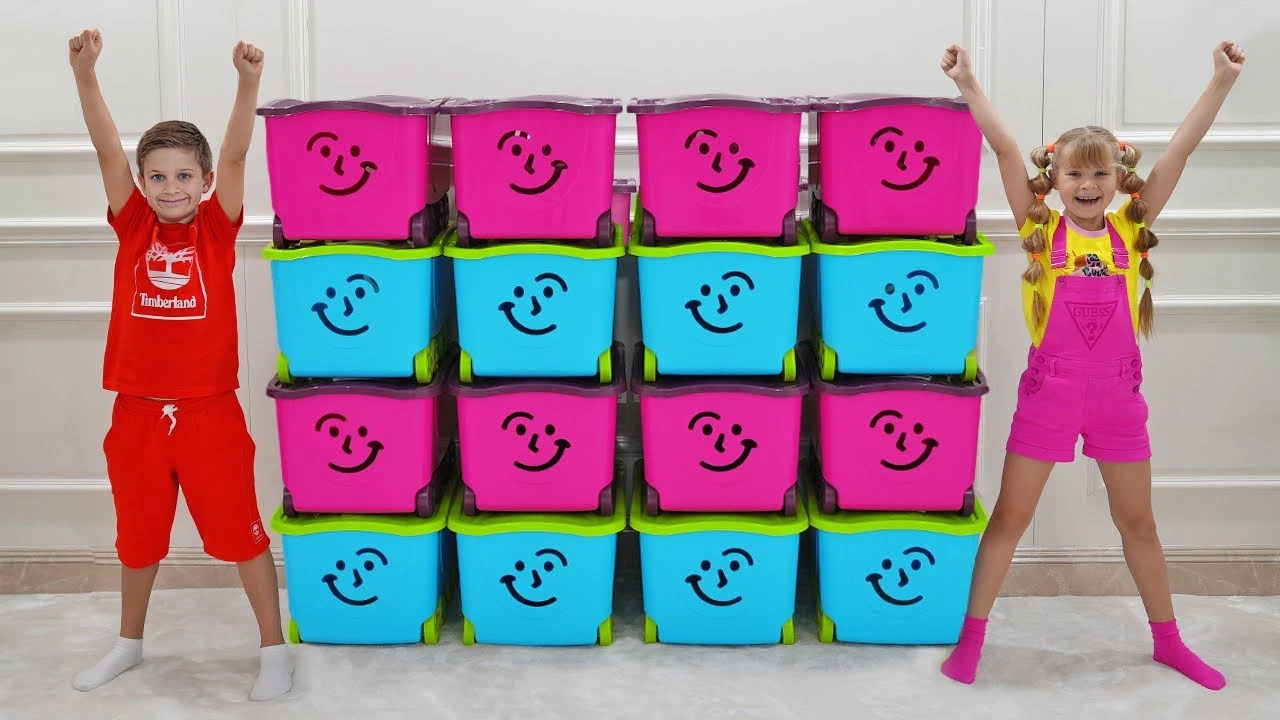 برنامه کودک دیانا و روما چالش خواهر و برادر