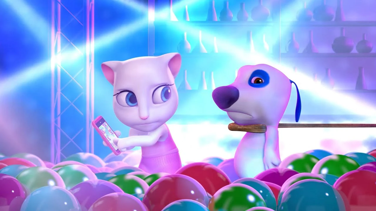 کارتون گربه سخنگو نجاتم بده