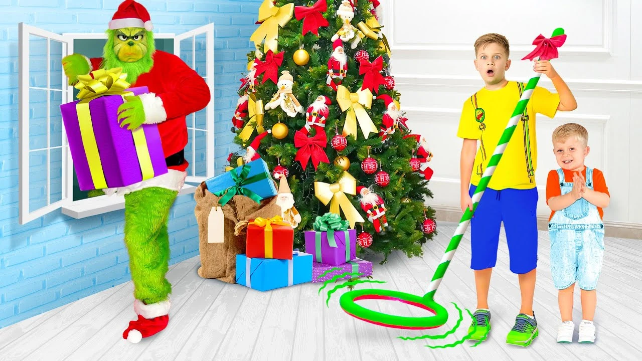 برنامه کودک دیانا و روما گرینچ و هدایای کریسمس