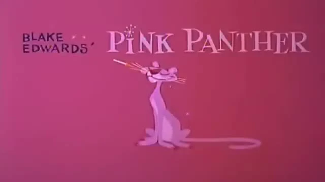 کارتون پلنگ صورتی 