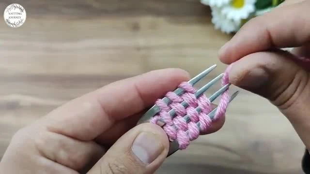 کاردستی گل بافتنی