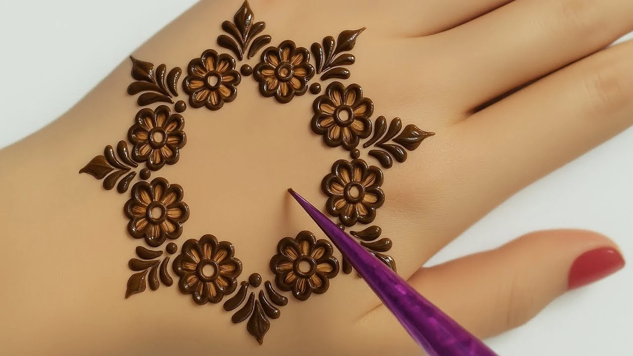 نقش حنا زیباا