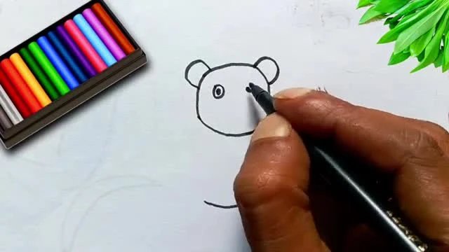 نقاشی پاندا با اعداد