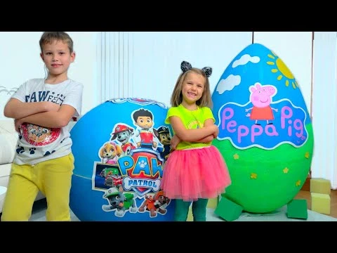 برنامه کودک کتی خانوم / بازی با تخم مرغ های غول پیکر 
