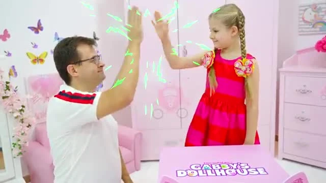 برنامه کودک دیانا و روما / خانه عروسکی مخصوص گبی 